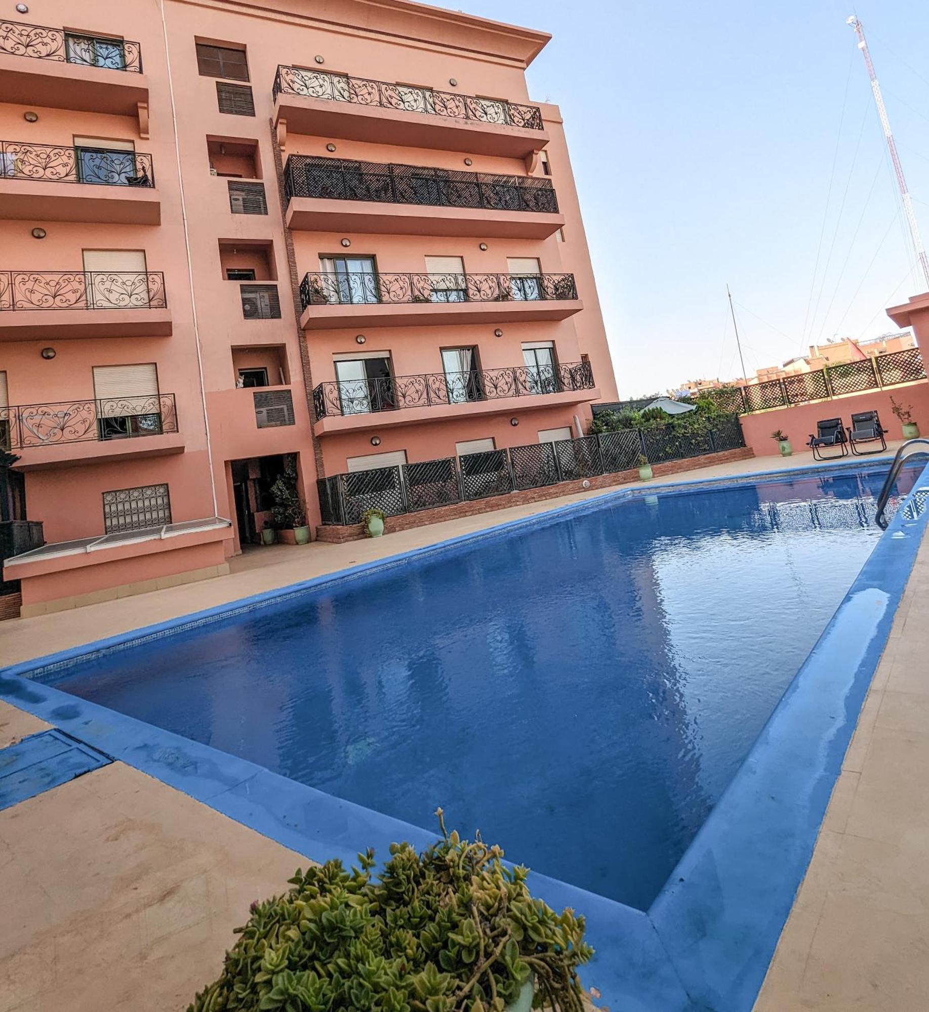 Apartement Panoramic View Majorelle Garden With Pool Marrakesh Exterior foto